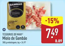 ALDI TESOUROS DO MAR Miolo de Gambão promoção