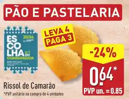 ALDI Rissol de Camarão promoção