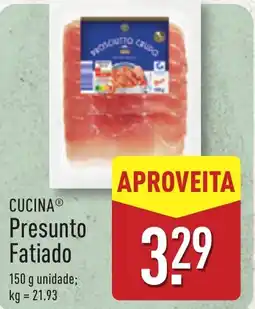 ALDI CUCINA Presunto Fatiado promoção