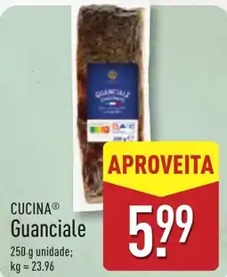 ALDI CUCINA Guanciale promoção