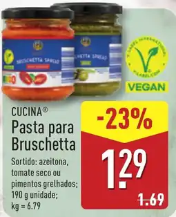 ALDI CUCINA Pasta para Bruschetta promoção
