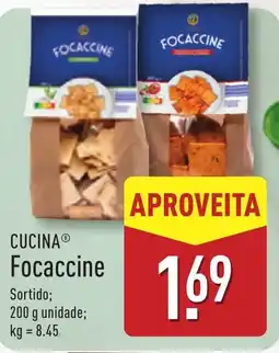 ALDI CUCINA Focaccine promoção