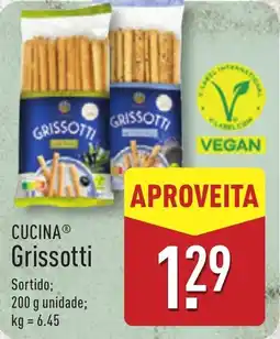 ALDI CUCINA Grissotti promoção
