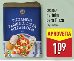ALDI CUCINA Farinha para Pizza promoção