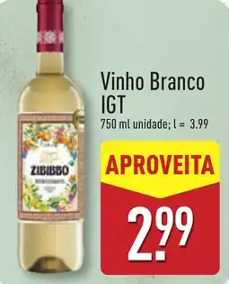 ALDI Vinho Branco IGT promoção