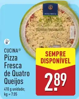 ALDI CUCINA Pizza Fresca de Quatro Queijos promoção