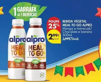 Pingo Doce Alpro - bebida vegetal promoção