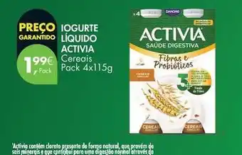 Pingo Doce Danone - iogurte liquido activia promoção