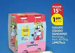Pingo Doce Danonino - iogurte liquido promoção