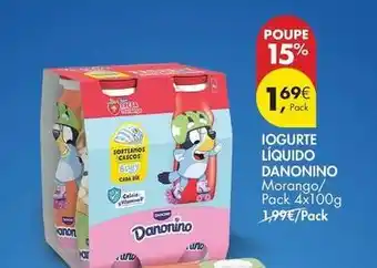 Pingo Doce Danonino - iogurte liquido promoção