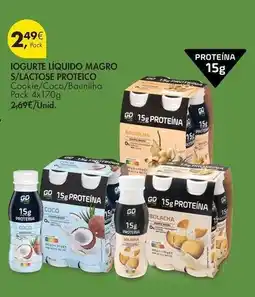 Pingo Doce Iogurte liquido magro s/lactose proteico promoção