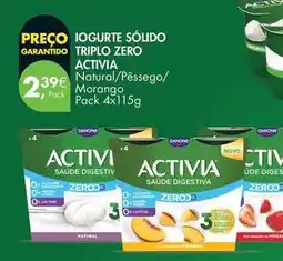 Pingo Doce Danone - iogurte sólido triplo zero promoção