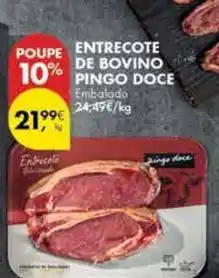 Pingo Doce Pingo doce - entrecote de bovino pingo doce promoção