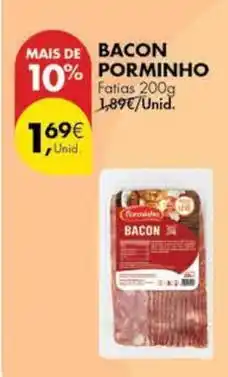 Pingo Doce Porminho - bacon promoção