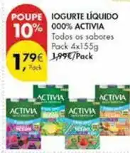 Pingo Doce Activia - iogurte liquido promoção