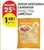 Pingo Doce Campainha - queijo mozzarella promoção
