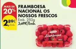 Pingo Doce Nacional - framboesa os nossos frescos promoção