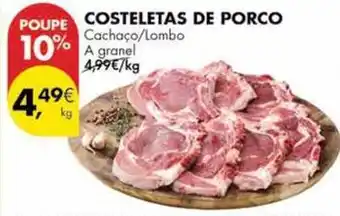 Pingo Doce A+ - costeletas de porco promoção
