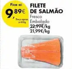 Pingo Doce Filete de salmão promoção