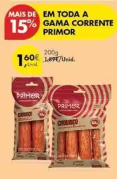 Pingo Doce Primor - em toda a gama corrente promoção