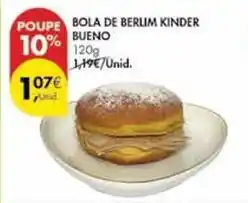 Pingo Doce Kinder - bola de berlim bueno promoção