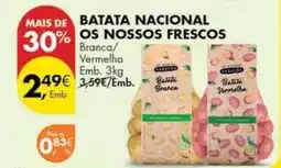 Pingo Doce Nacional - batata os nossos frescos promoção