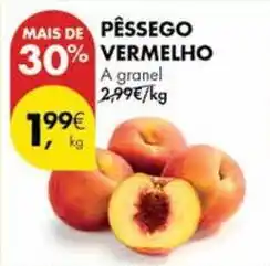 Pingo Doce A+ - pêssego vermelho promoção