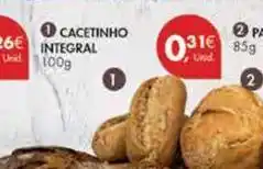 Pingo Doce Cacetinho integral promoção