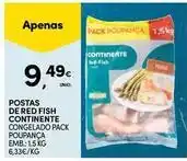 Continente Bom dia Continente - postas de red fish promoção