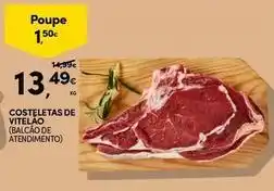 Continente Bom dia Costeletas de vitelao promoção
