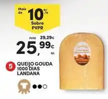 Continente Bom dia Queijo gouda 1000 dias promoção