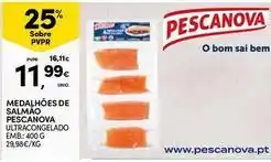Continente Bom dia Pescanova - medalhoes de salmao promoção