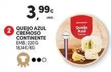 Continente Bom dia Continente - queijo azul cremoso promoção