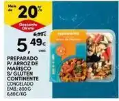 Continente Bom dia Continente - preparado p/arroz de marisco s/gluten promoção