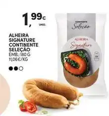 Continente Bom dia Seleção du chef - alheira signature continente promoção