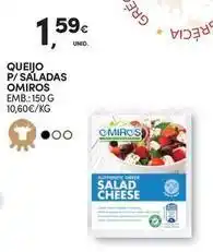 Continente Bom dia Queijo p/ saladas promoção