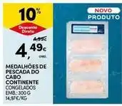 Continente Bom dia Continente - medalhões de pescada do cabo promoção