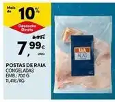 Continente Bom dia Postas de raia promoção