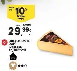 Continente Bom dia Queijo comte dop 10 meses promoção