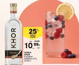 Continente Bom dia Vodka promoção