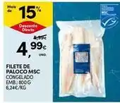 Continente Bom dia Filete de paloco msc promoção