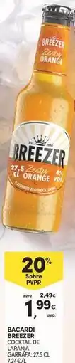 Continente Bom dia Bacardi - breezer promoção