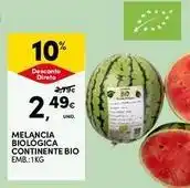 Continente Bom dia Bio - melancia biologica continente bio promoção