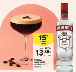 Continente Bom dia Smirnoff - vodka promoção