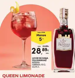Continente Bom dia Queen - licor de gina promoção