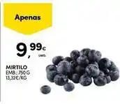 Continente Bom dia Mirtilo promoção