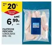 Continente Bom dia Filetes de pescada promoção