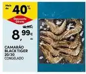 Continente Bom dia Camarão black tiger promoção