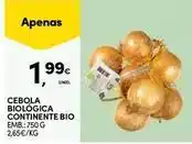 Continente Bom dia Continente bio - cebola biologica promoção