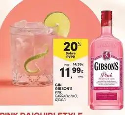 Continente Bom dia Gibson's - gin promoção